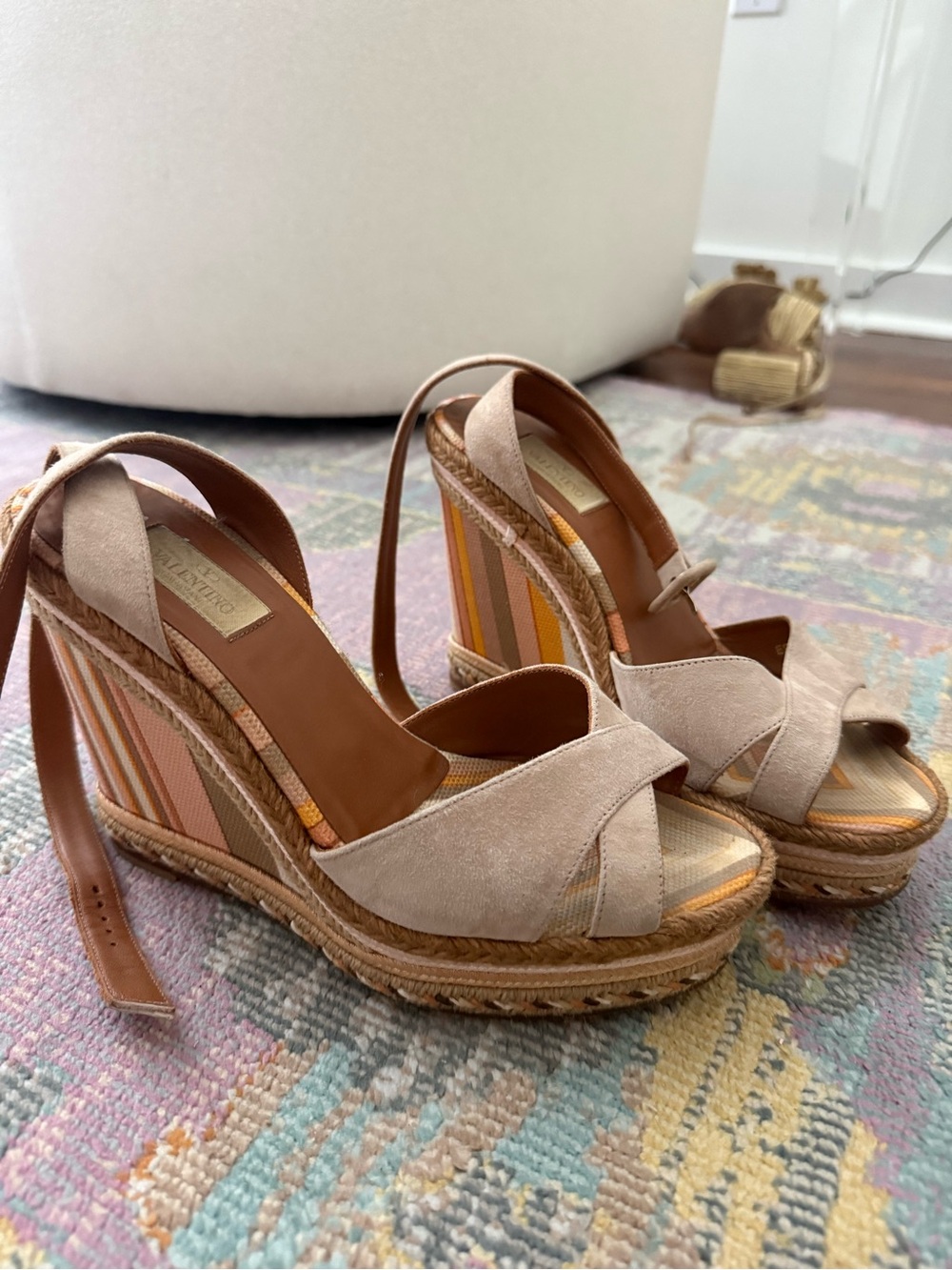 valentino wedges
